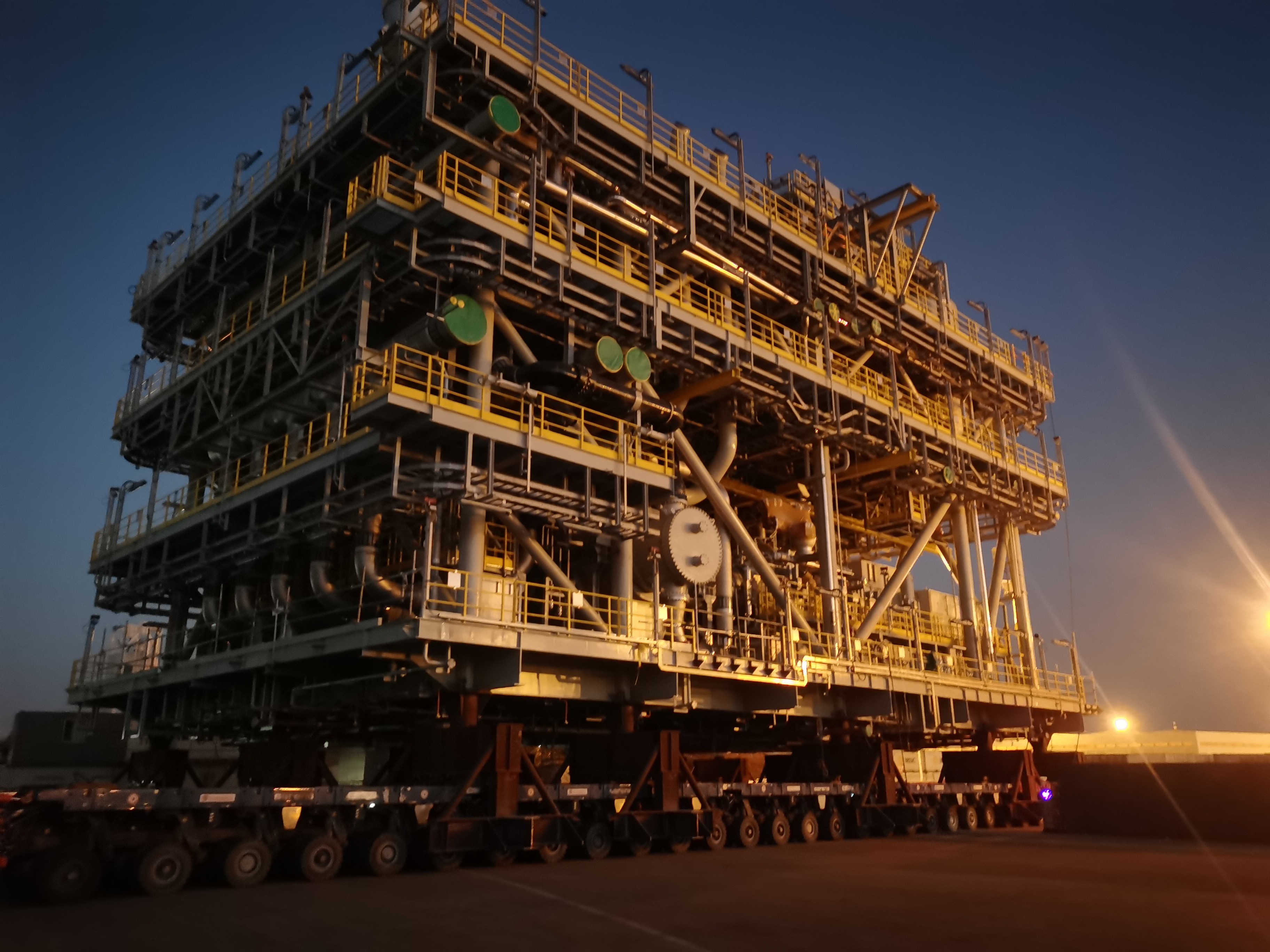 Industrial module transport